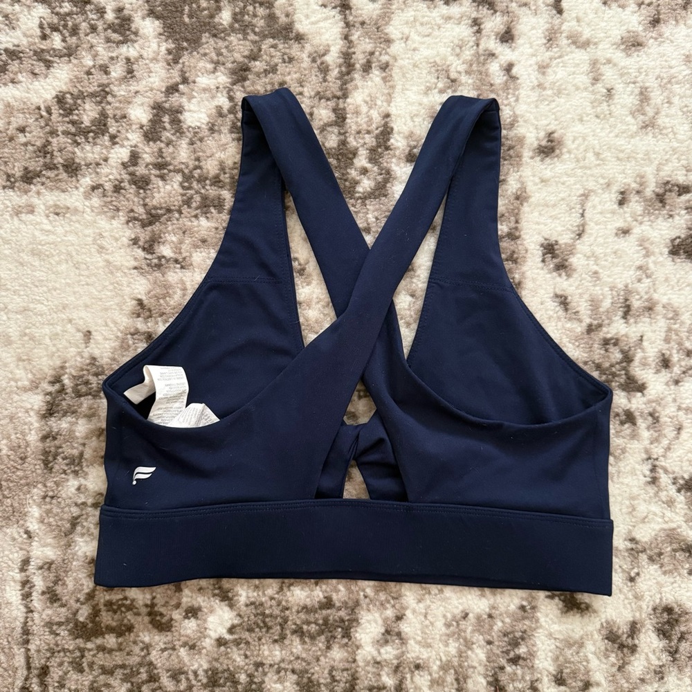 Fabletics Keyhole Sports Bra - Navy - Picture 2 of 2